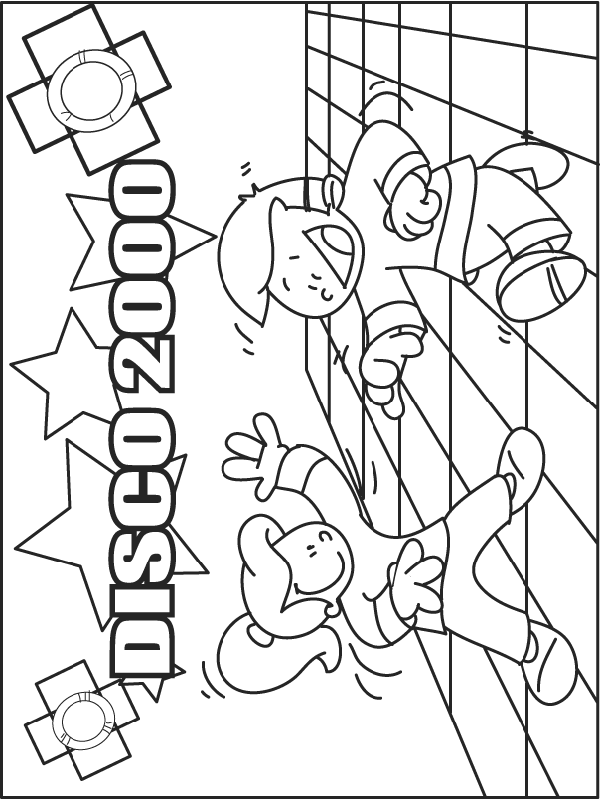 Coloring Pages Dancing Free HD Image Clipart