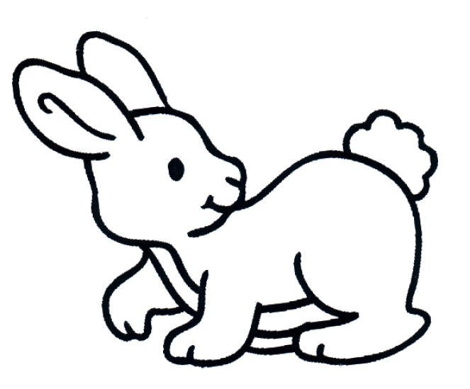 Coloring Pages Rabbit Free Transparent Image HD Clipart