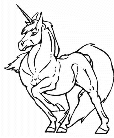 Coloring Pages Unicorn Download HD Clipart