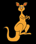 Kangaroo Free Download GIF HD Clipart