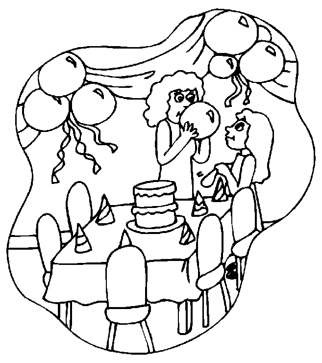 Coloring Pages Birthday Download HD GIF Image