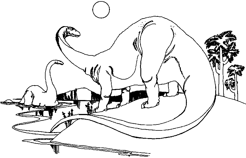 Dinosaur Coloring Pages Free Photo GIF Image